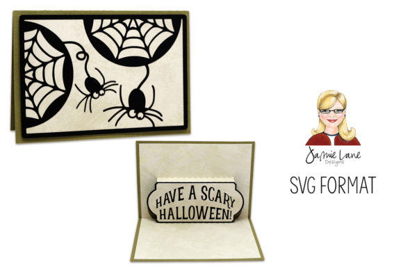 A2 Pop-Up Scary Halloween Card