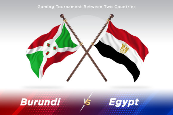 Burundi Versus Egypt Two Flags: Design Identity