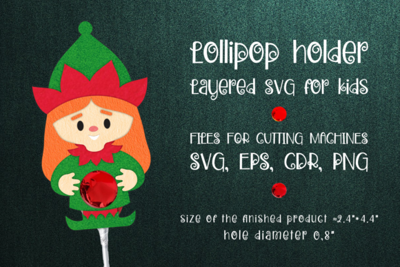 Christmas Elf Girl Lollipop Holder SVG: Integrating a Festive Design into Your Creative Workflow