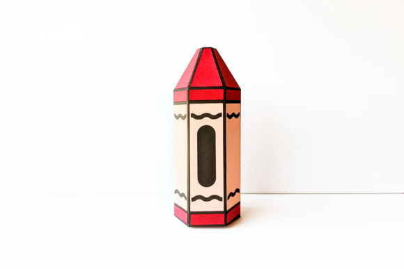 Crayon Hexagon Gift Box SVG: A Playful Typeface for Creative Branding