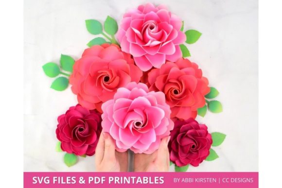 Garden Paper Rose Templates: Craft Beautiful Blooms