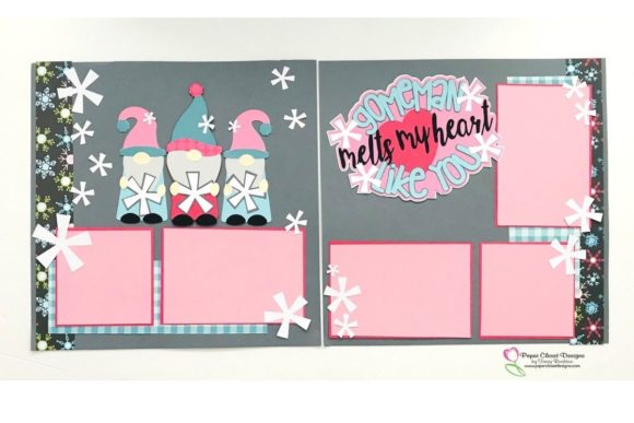 Gnomeman Melts My Heart Scrapbook Layout: A Creative Guide