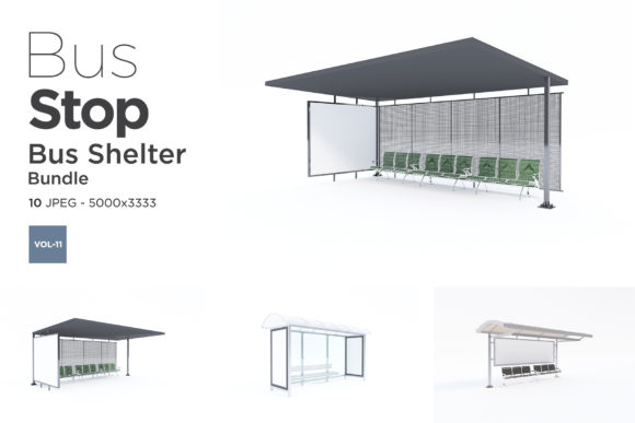 Harnessing Bus Stop Sign Mockup Vol -11 for Realistic Transit Design Projects