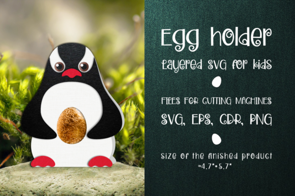 Penguin Chocolate Egg Holder Template SV: A Modern Twist on Festive Crafting