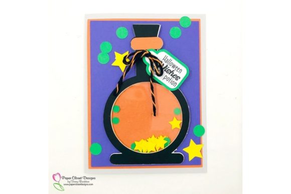Potion Bottle Shaker Cards in Design