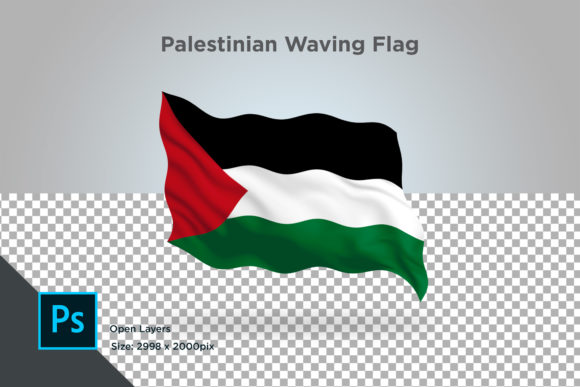 The Palestinian Waving Flag in Creative Work